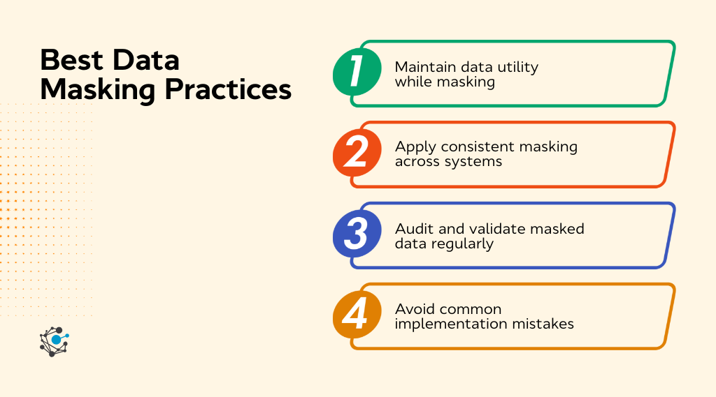 Best data masking practices