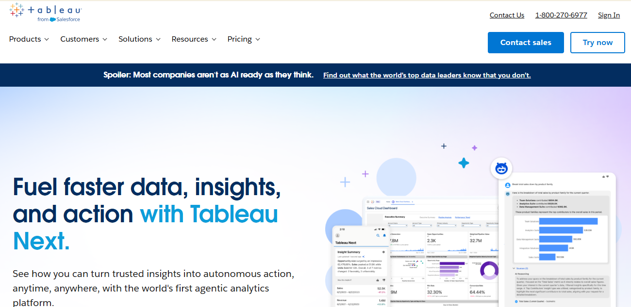 Tableau Homepage