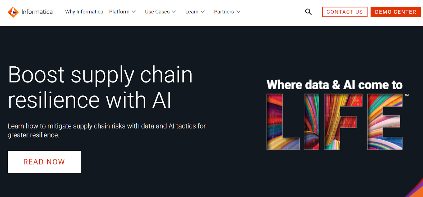 Informatica Data Discovery Homepage